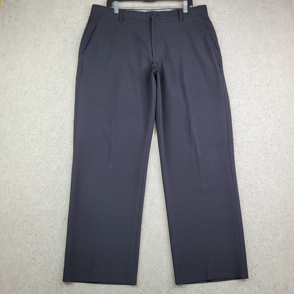 FootJoy‎ Golf Chino Pants Mens 36x32 Black Performance (Fits 36x30) Stretch